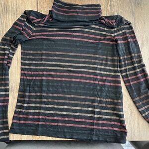 Veronica beard striped turtleneck